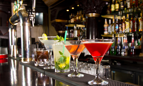 Drinks on Bar
