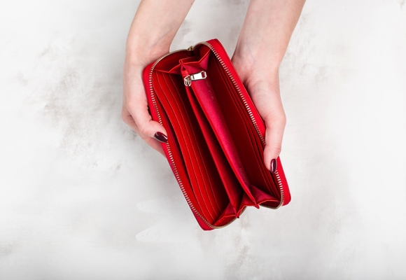 Empty purse