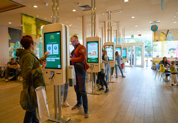 mcdonalds kiosk self-service